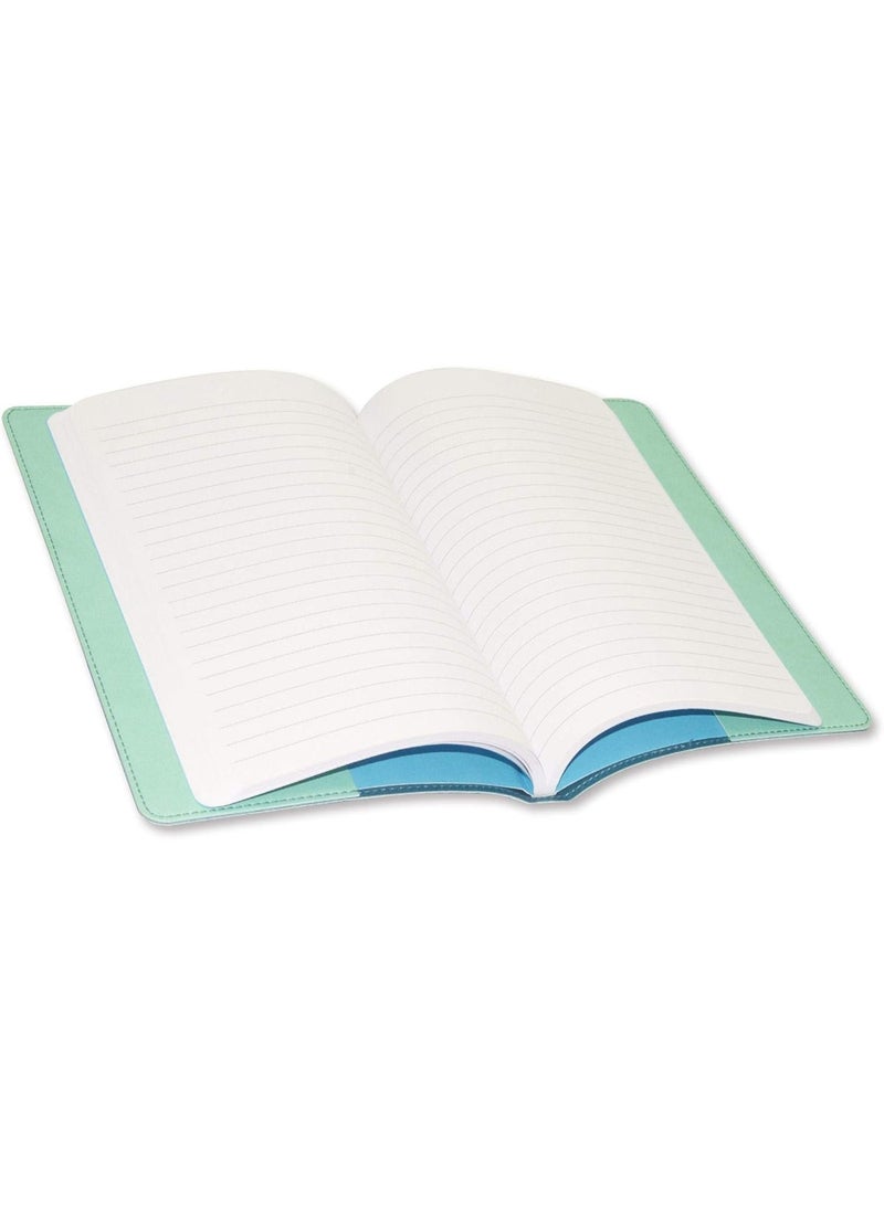 Fis Executive Soft Cover Notebook, Italian Pu Cover, Single Ruled, 96 Sheets With Gift Box, Green Color, A5 (148 X 210 Mm) - Fsnba5gr - Image 3